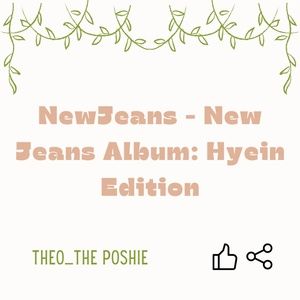 NewJeans - New Jeans Album: Hyein Edition